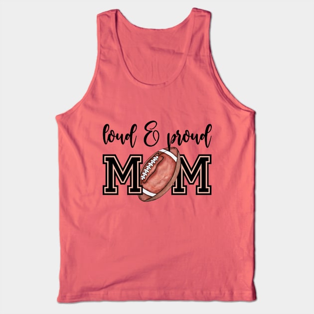 Football MOM Tank Top by Designs by Ira